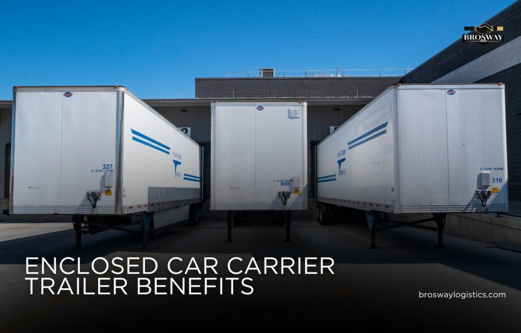 benefits of enclosed car carrier trailer