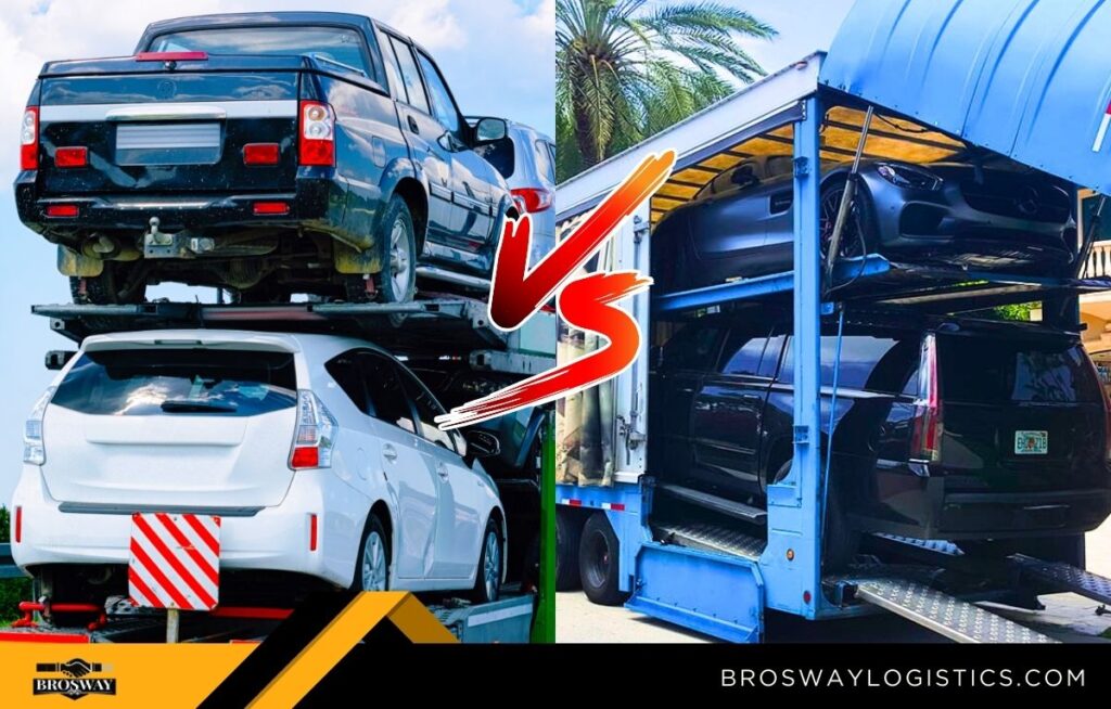 enclosed carrier vs open carrier